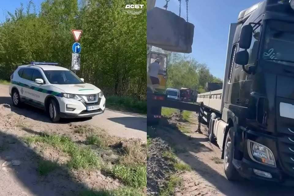 На Житомирщині зупинили перевантажений DAF: штраф – близько 70 тис. грн