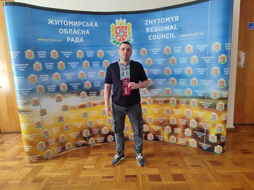 Електрозварнику з Коростеня вручили державну нагороду “За працю та звитягу”