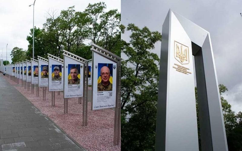 У День міста в Коростені відкрили Алею пам’яті Героїв