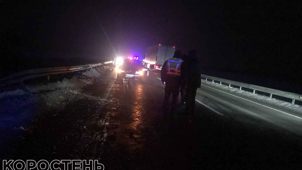 На трасі в Коростенському районі Volkswagen збив велосипедиста та врізався у відбійник: водій двоколісника загинув (ФОТО)