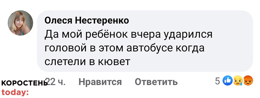 На дорозі на території Овруцької громади шкільний автобус з дітьми опинився в кюветі ▶️ВІДЕО