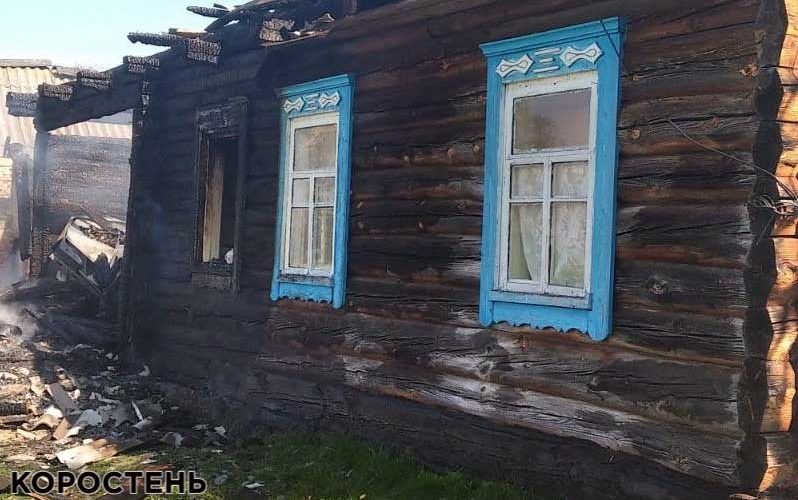 У Коростенському районі жінка готувала їжу, вибухнув газовий балон ?ФОТО