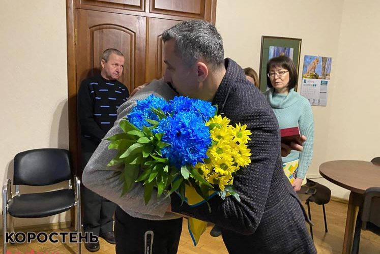 Батьку бійця, який загинув в березні під Овручем вручили орден «За мужність»