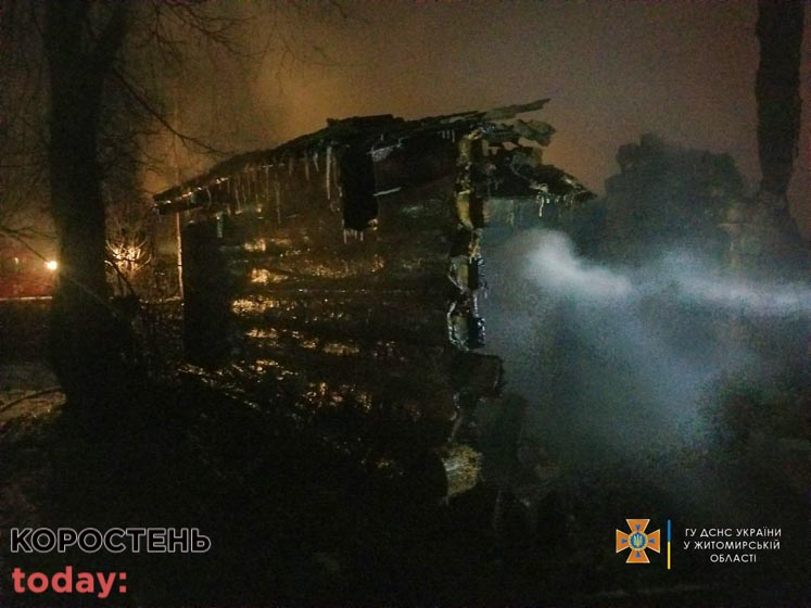 У селі Малинської громади згорів будинок, загинула жінка ?ФОТО