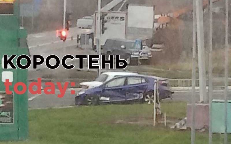 “Зачароване” перехрестя : чергова ДТП на виїзді з Коростеня ?ФОТО