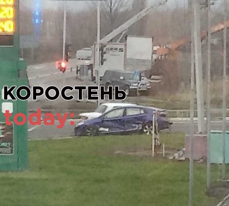 “Зачароване” перехрестя : чергова ДТП на виїзді з Коростеня ?ФОТО