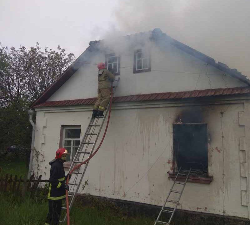 На Коростенщині під час пожежі загинув чоловік