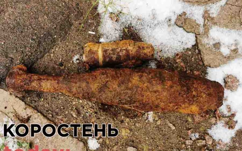 В Коростенському районі грибники натрапили на чотири вибухонебезпечні предмети