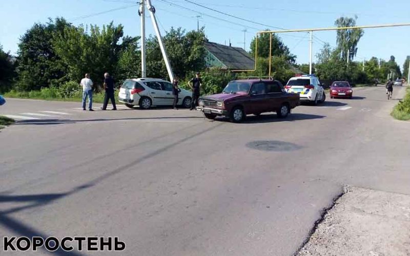 У Коростені по вулиці Котовського сталася ДТП