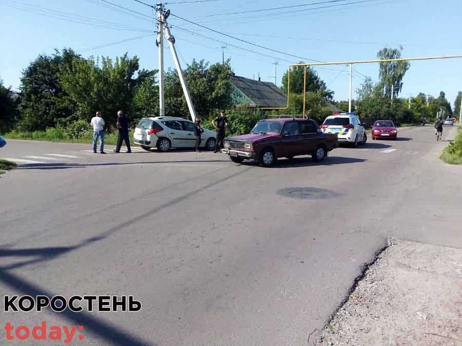 У Коростені по вулиці Котовського сталася ДТП