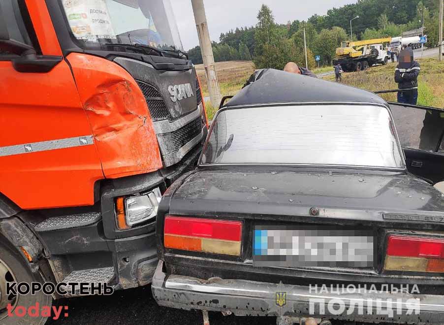 Подробиці ДТП на трасі в Коростенському районі: загинув 70-річний малинчанин