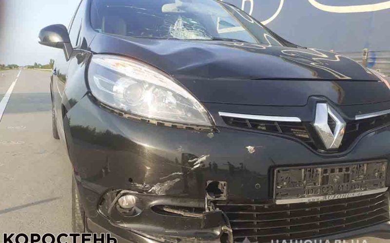 На трасі біля одного з сіл Лугинського району під колеса Renault потрапила 9-річна дівчинка ?ФОТО