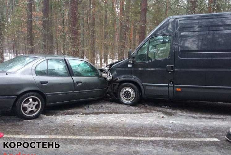 Між Малином та Гамарнею зіштовхнулись Nissan та Iveco, є потерпіла ?ФОТО