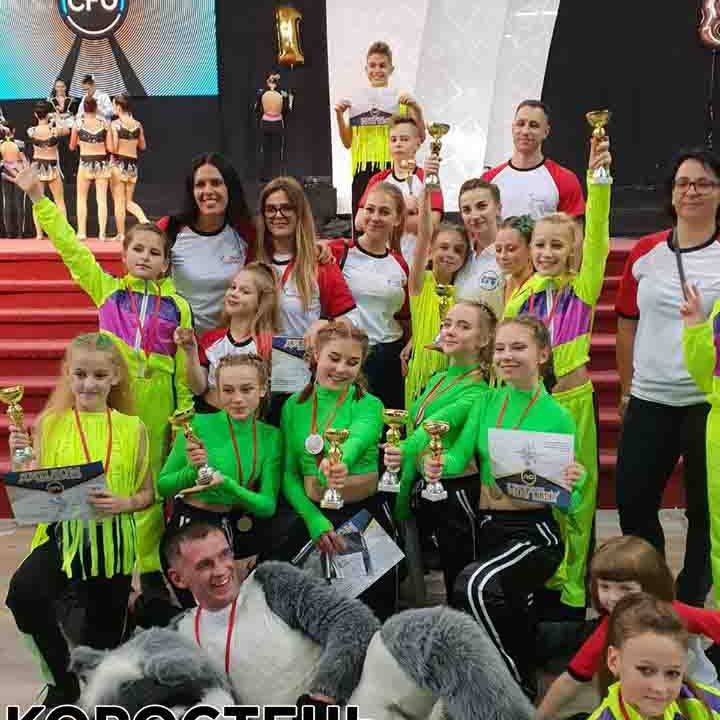 Блискуча перемога коростенських черлідерів на Чемпіонаті України ▶️ВІДЕО та ФОТО