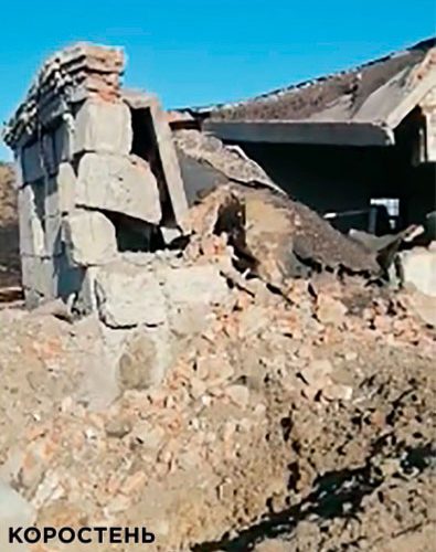 У Коростенському районі минулої доби від авіаударів постраждали та приміщення підприємства