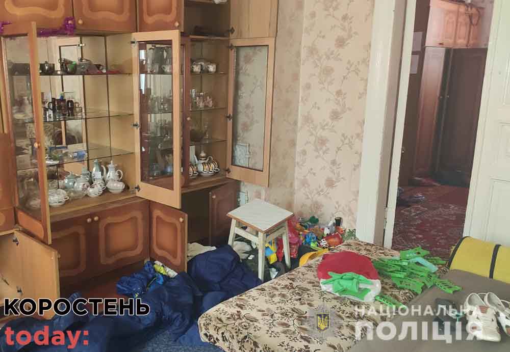Коростенські поліцейські затримали чоловіка, який обікрав школу, магазин та чужий будинок ?ФОТО