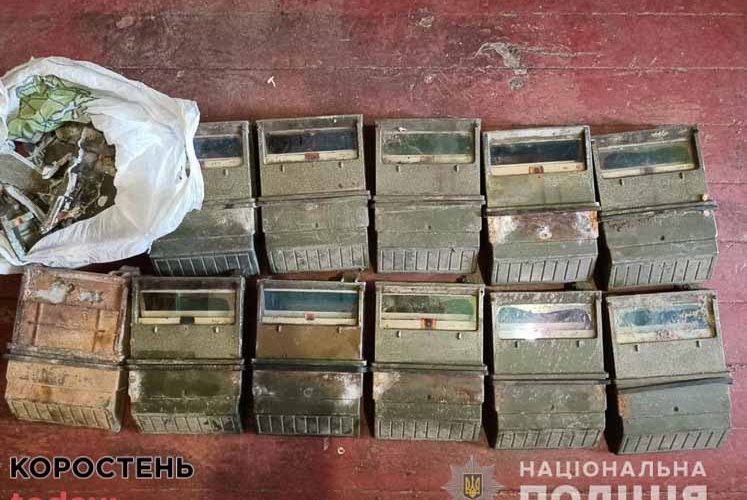 У Коростені затримали парубків, які демонтували деталі демілітаризованої техніки (ФОТО)