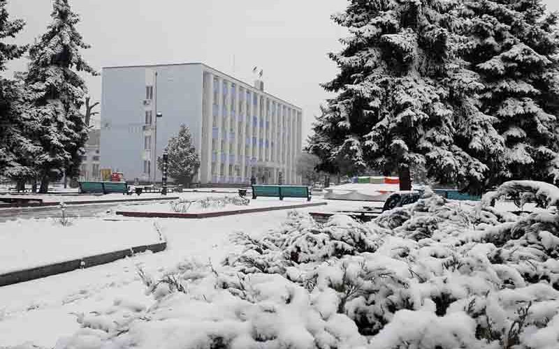 ?У Коростені засніжило. ФОТОрепортаж