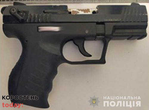 На Коростенщині поліцейські затримали двох чоловіків: один продав пістолет, інший – гранату та набої