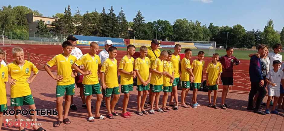 Команда з Коростеня виборола третє місце на Всеукраїнському турнірі з футболу ?ФОТО
