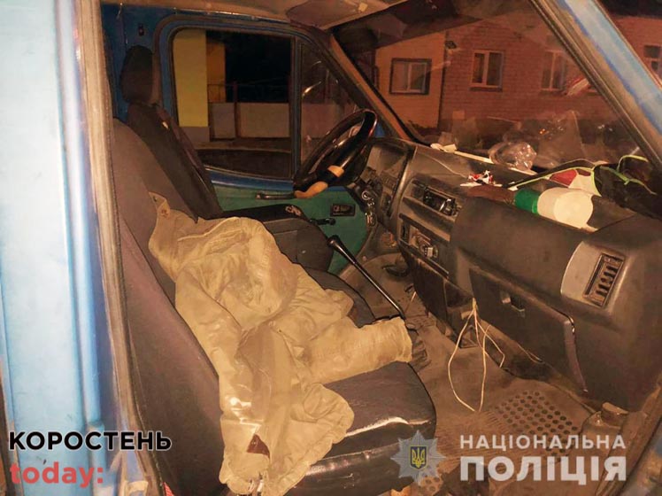 Поліцейські затримали 33-річного малинчанина, який викрав мікроавтобус