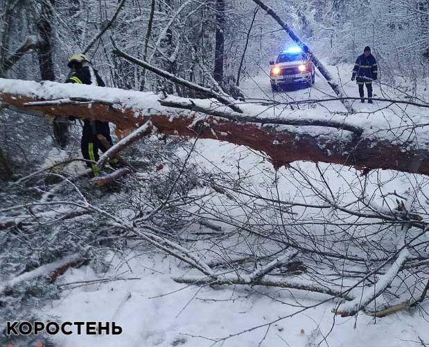 У селі Малинської громади рятувальники витягнули зі снігового замету автобус з пасажирами