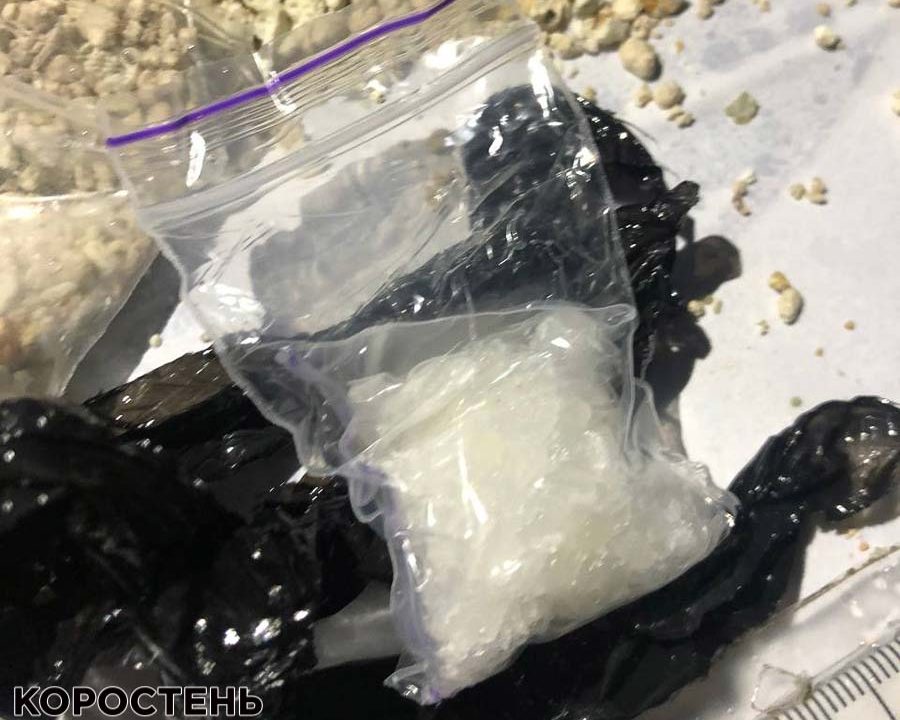 У Коростені та Овручі поліцейські виявили у підозрілих чоловіків пакунки з наркотиками