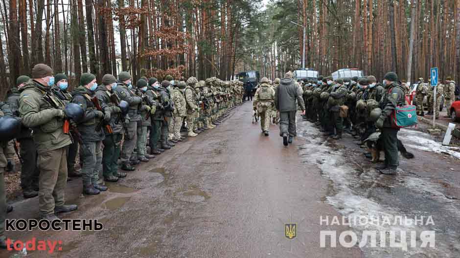 На Овруччині, неподалік білоруського кордону, правоохоронці провели контрдиверсійні навчання ▶️ВІДЕО