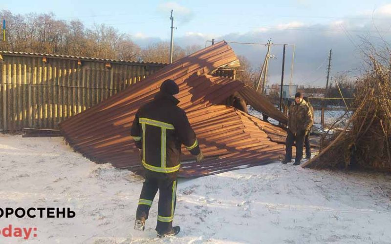 У Коростенському районі негода залишила без світла 15 населених пунктів ?ФОТО
