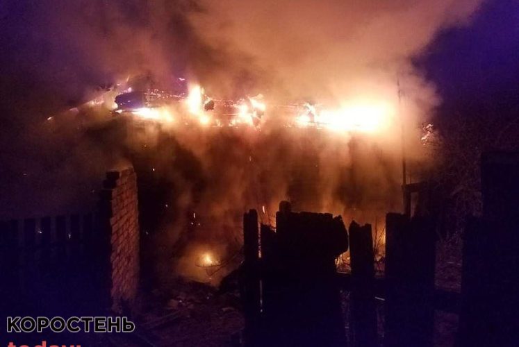 В Овручі вогнеборці винесли з палаючої літньої кухні 20-річного молодика (ВІДЕО, ФОТО)