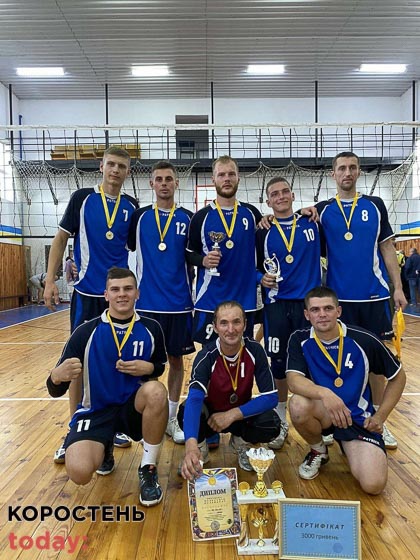 В Овручі нагородили переможців 7 чемпіонату волейбольної ліги серед чоловічих  (ФОТОрепортаж)