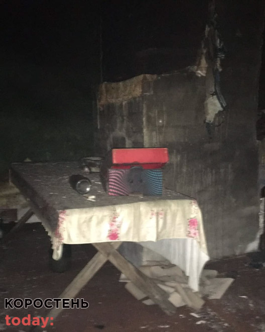 На Пашинах в Коростені горів будинок: сусіди розбудили господарку з дітьми ?ФОТО