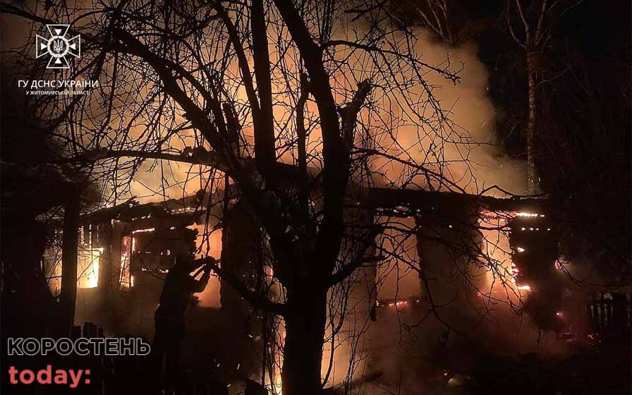 Необережне куріння: в пожежі загинув 66-річний мешканець Коростенщини