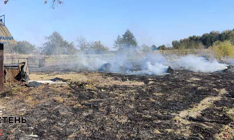 У двох селах Коростенського району горіли приватні будинки