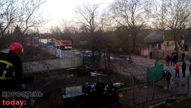 У Коростені на 1-го травня горів житловий будинок (ФОТО)