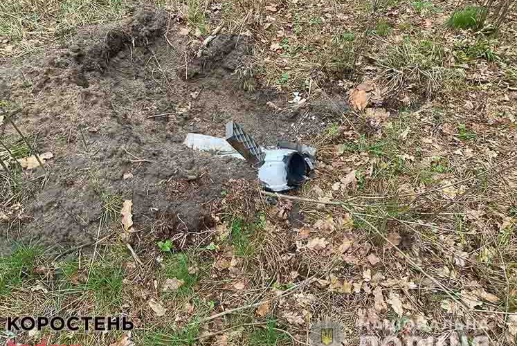 На Житомирщині знайшли в лісі крилату ракету, котра не розірвалася
