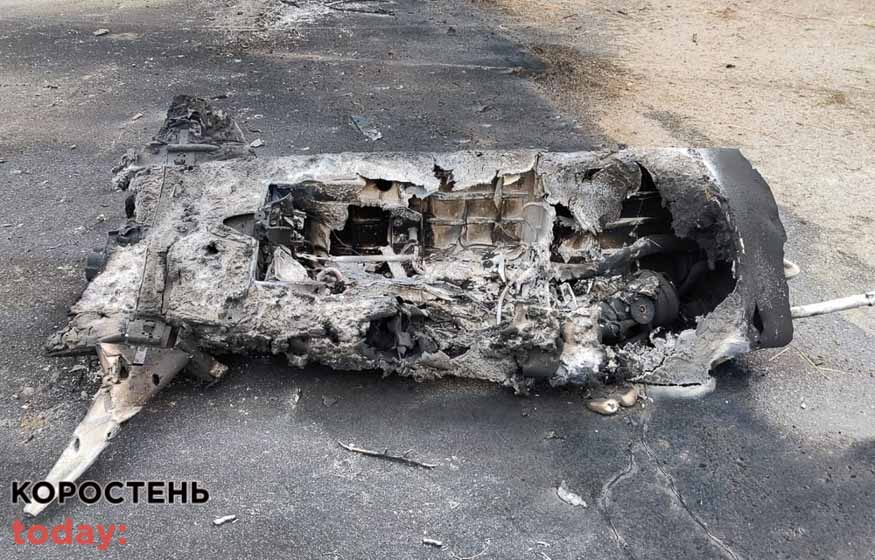 У Малинській та Коростенській громадах виявлено уламки ракет ?
