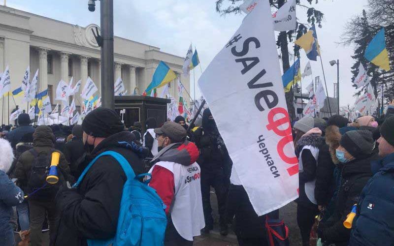 Близько тисяча підприємців з Житомирщини долучилися до акції протесту під Верховною Радою
