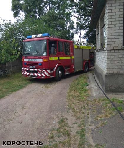 В районі вагонного ДЕПО в Коростені горіла квартира ?ФОТО