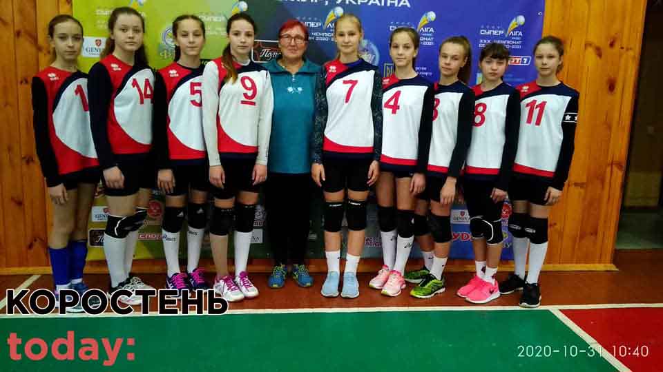 Коростенська команда здобула друге місце на чемпіонаті Житомирської області з волейболу серед дівчат