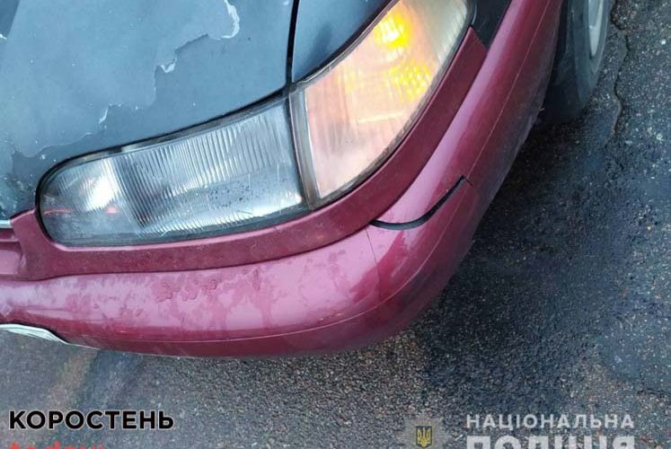 В центрі Коростеня водій на Hyundai збив жінку, потерпілу госпіталізували