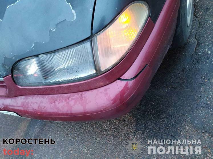 В центрі Коростеня водій на Hyundai збив жінку, потерпілу госпіталізували