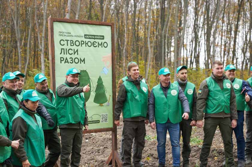 У межах ініціативи Президента на Житомирщині за 1 день висадили 1 мільйон дерев