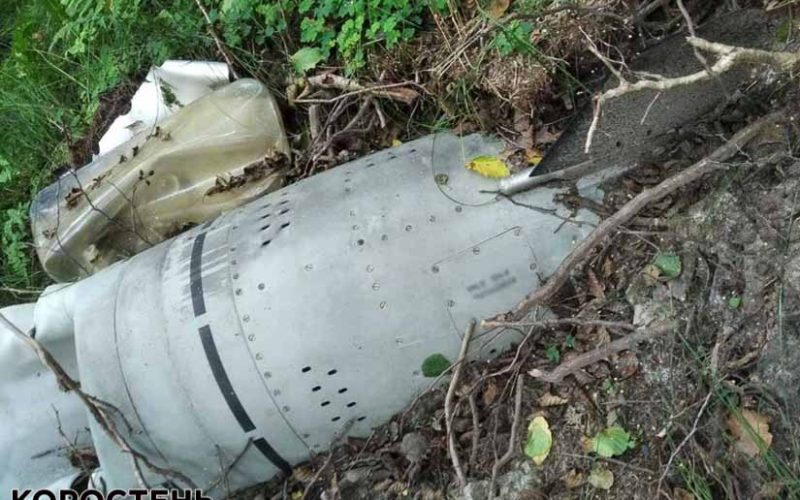 На території Коростенського лісгоспу знайшли уламки російської ракети «Калібр»